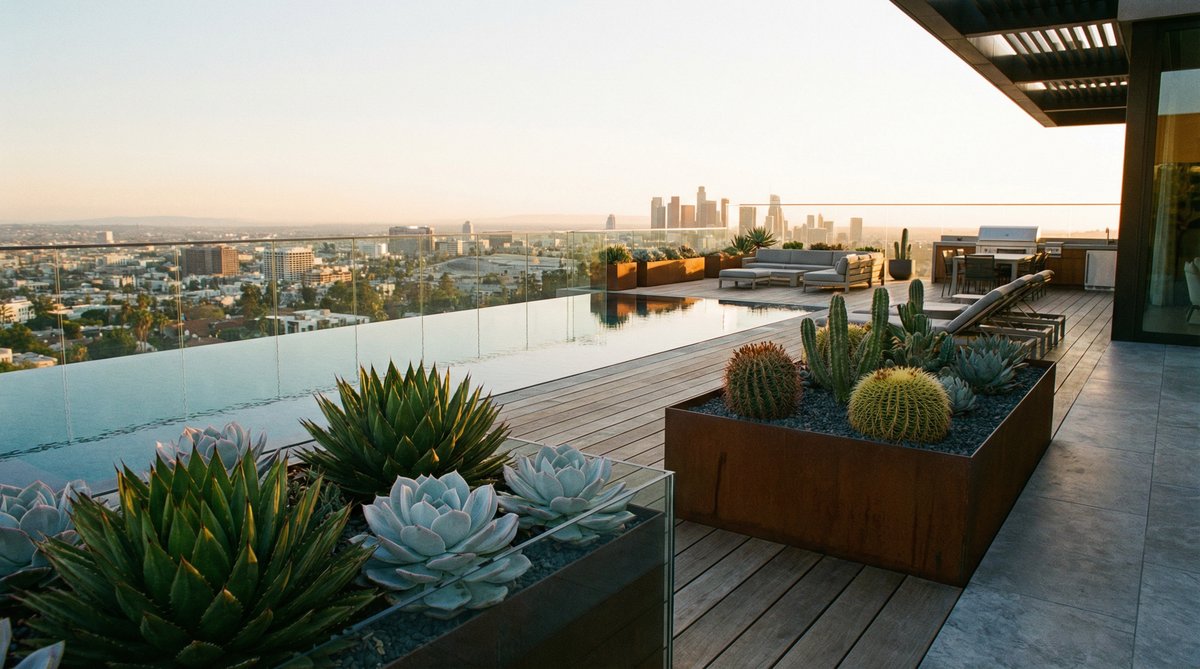 蜜桃视频-屋顶多肉花园